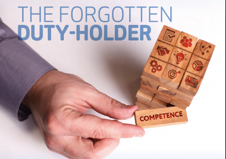 Who is a duty holder?